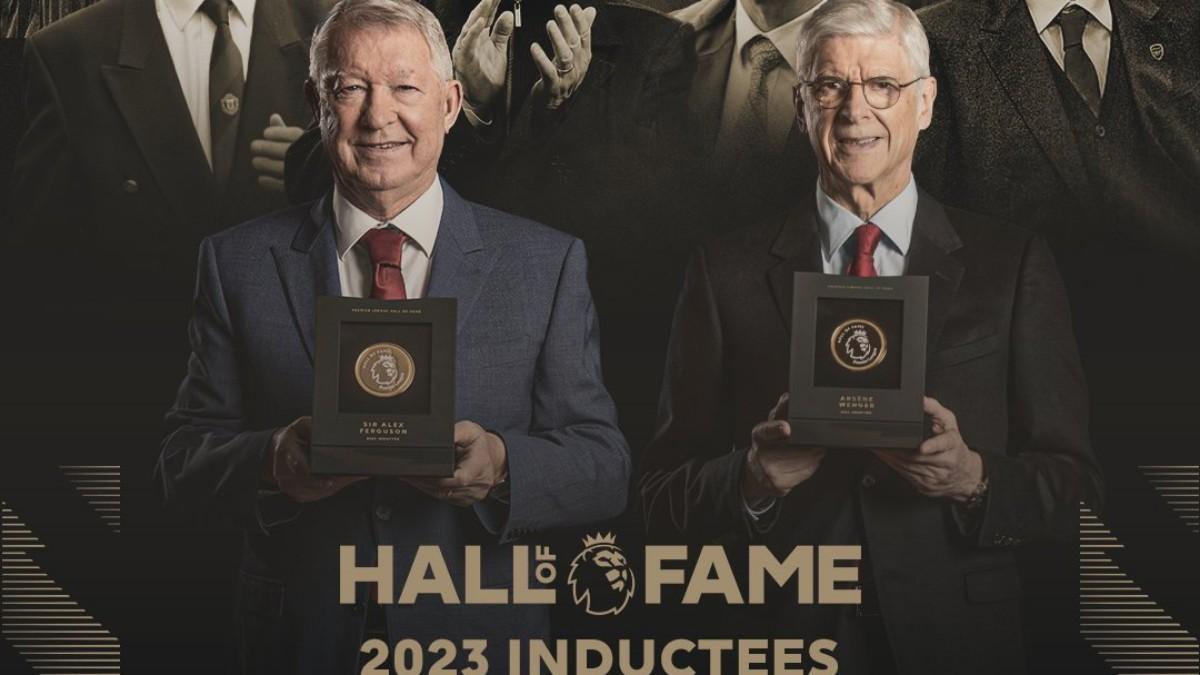 Ferguson y Wenger, en el Hall of Fame