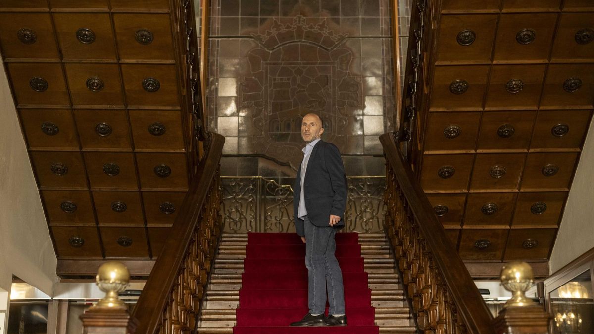 Gonzalo Pérez Jácome, alcalde de Ourense, en las instalaciones del palacio municipal