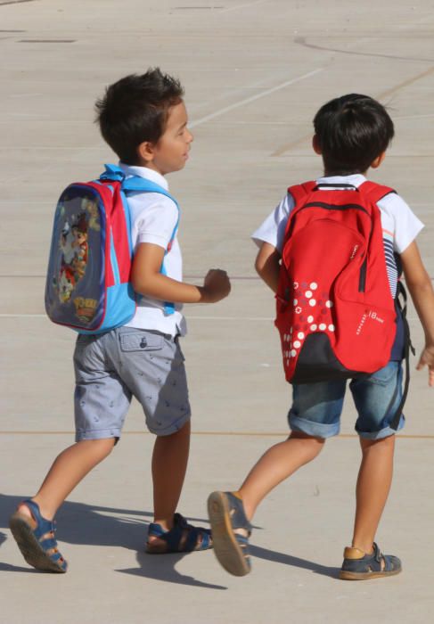 Los niños de Infantil y Primaria vuelven al cole después de las vacaciones