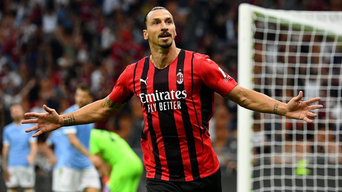 Zlatan Ibrahimovic juega desde 2022 con el AC Milan