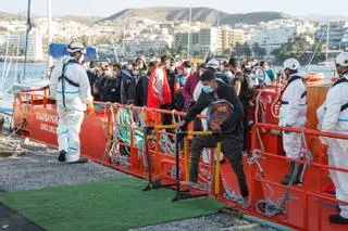 Rescatadas tres embarcaciones con 179 migrantes en aguas canarias