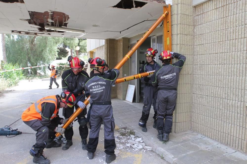 Simulacro de la UME en Cartagena