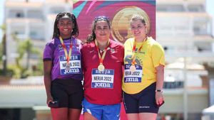 L’atleta de Gavà Laura Redondo guanya el seu quart títol nacional en martell, aquesta vegada sense rècord