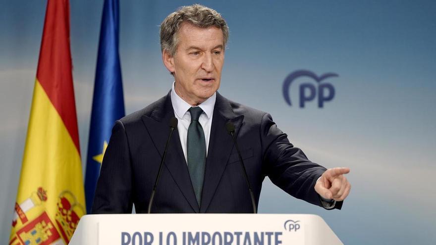 Feijóo acusa a Vox de estafar a sus votantes y de buscar el bloqueo en Castilla y León