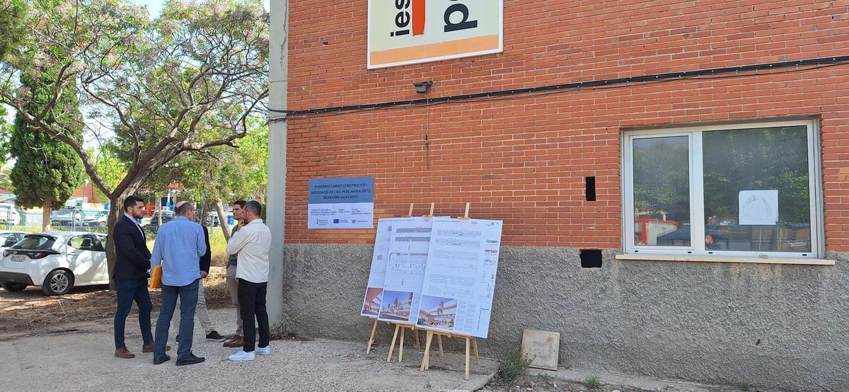 Inicio de las obras del instituto Pere Maria de Benidorm