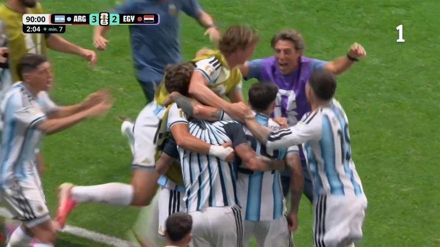 El gol de Enzo Fernández.