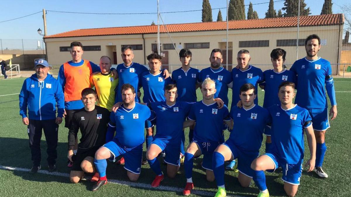 Formación del UD Toresana que ganó por 6-2 al San Cristóbal.