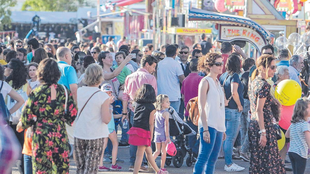 Las calles del recinto ferial hace dos años. En esta edición se espera recuperar este ambiente.