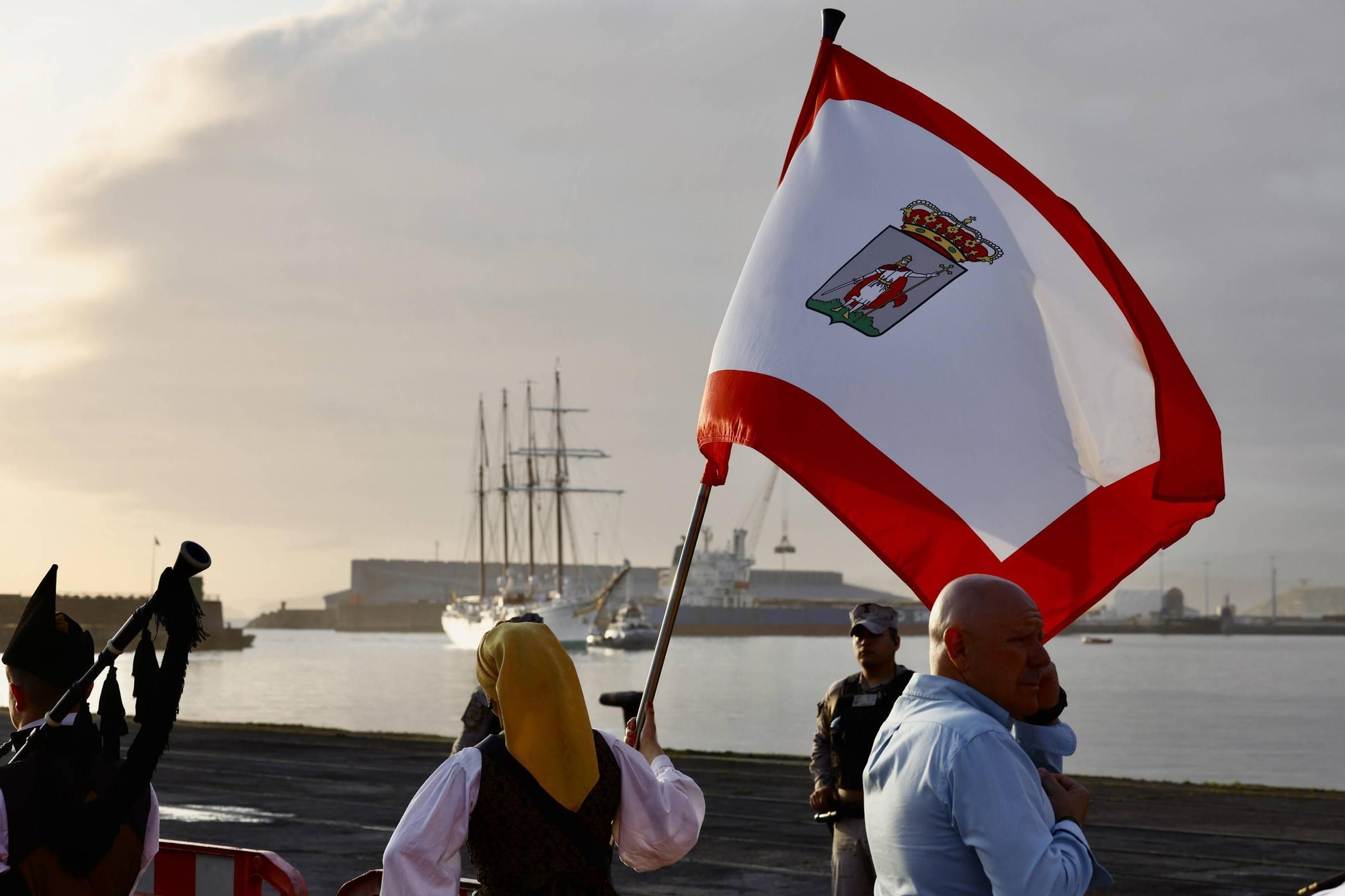 EN IMÁGENES: Así fue la llegada de la Princesa Leonor a Gijón en "Elcano"