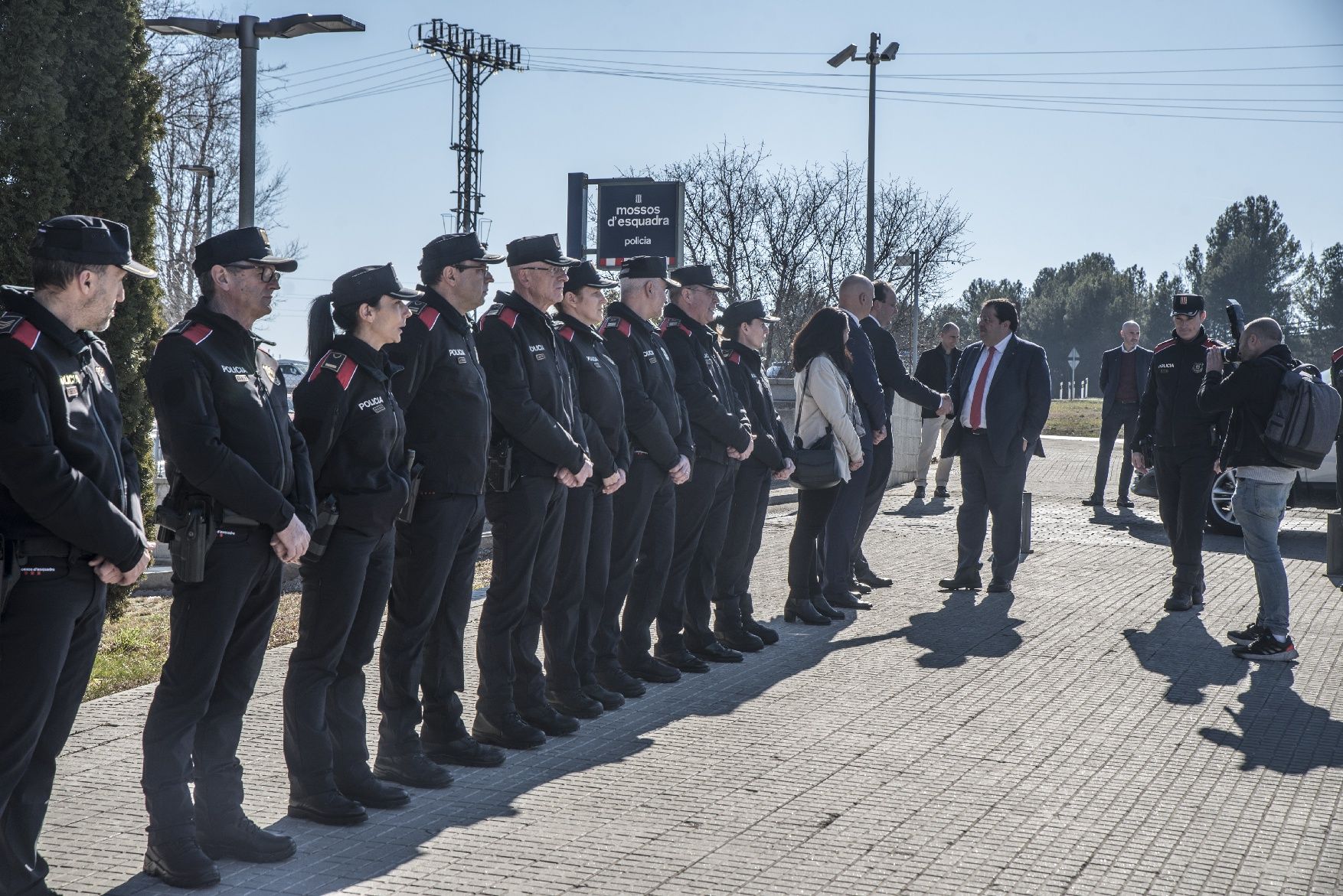 Les imatges de la presentació del nou uniforme de Mossos a Manresa