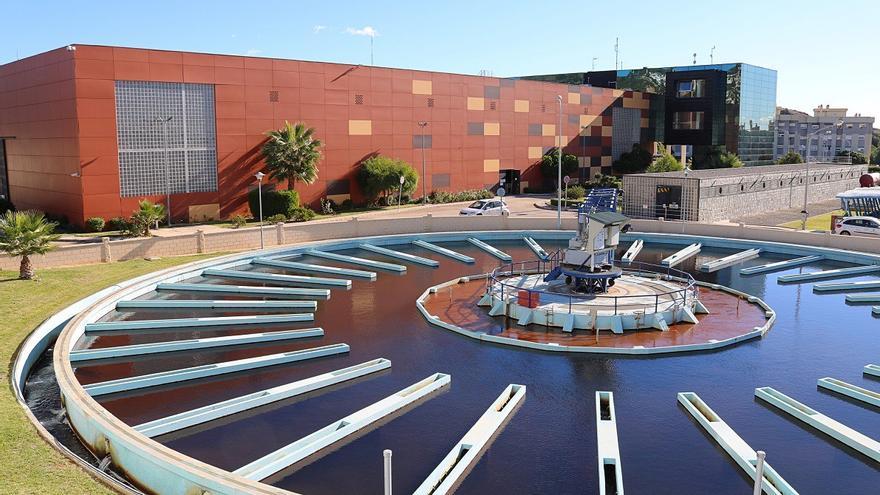 Una imagen de la estación de tratamiento de aguas de El Atabal.