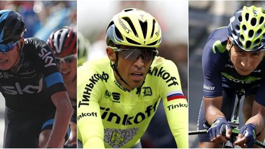 Froome, Contador i Quintana, tres tenors a la recerca de la Vuelta