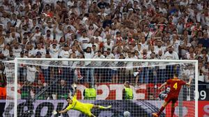 Així va ser la tanda de penals de la final de l’Europa League entre el Sevilla i la Roma