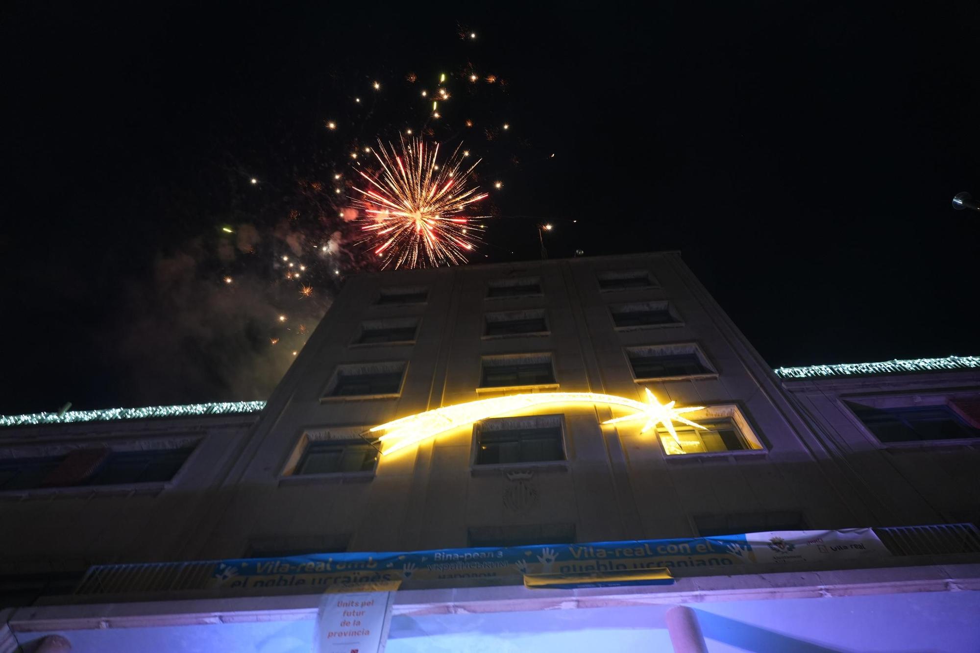 Las imágenes de la fiesta de la 'encesa' de las luces navideñas en Vila-real