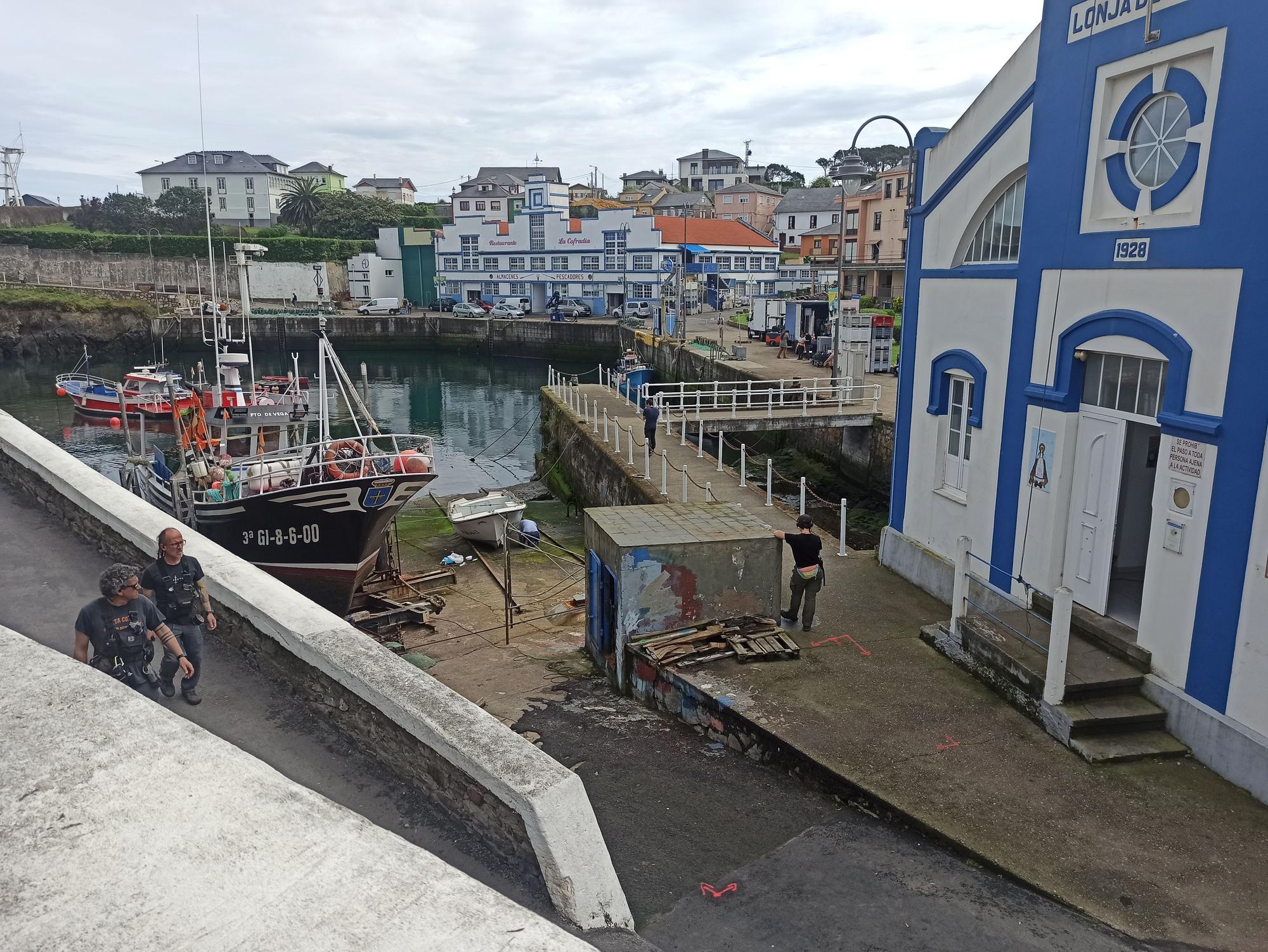 Puerto de Vega se viste de fiesta de Las Telayas para el rodaje de la nueva serie de Netflix: "Es muy emocionante"