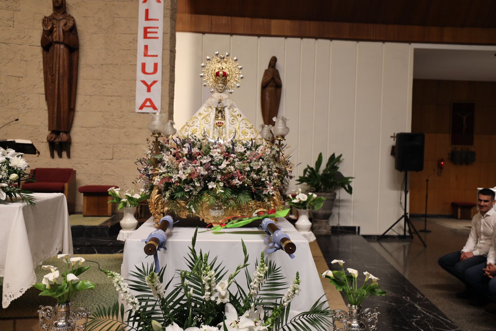Visita de la Virgen del Lledó a la parroquia de San Francisco de Castelló