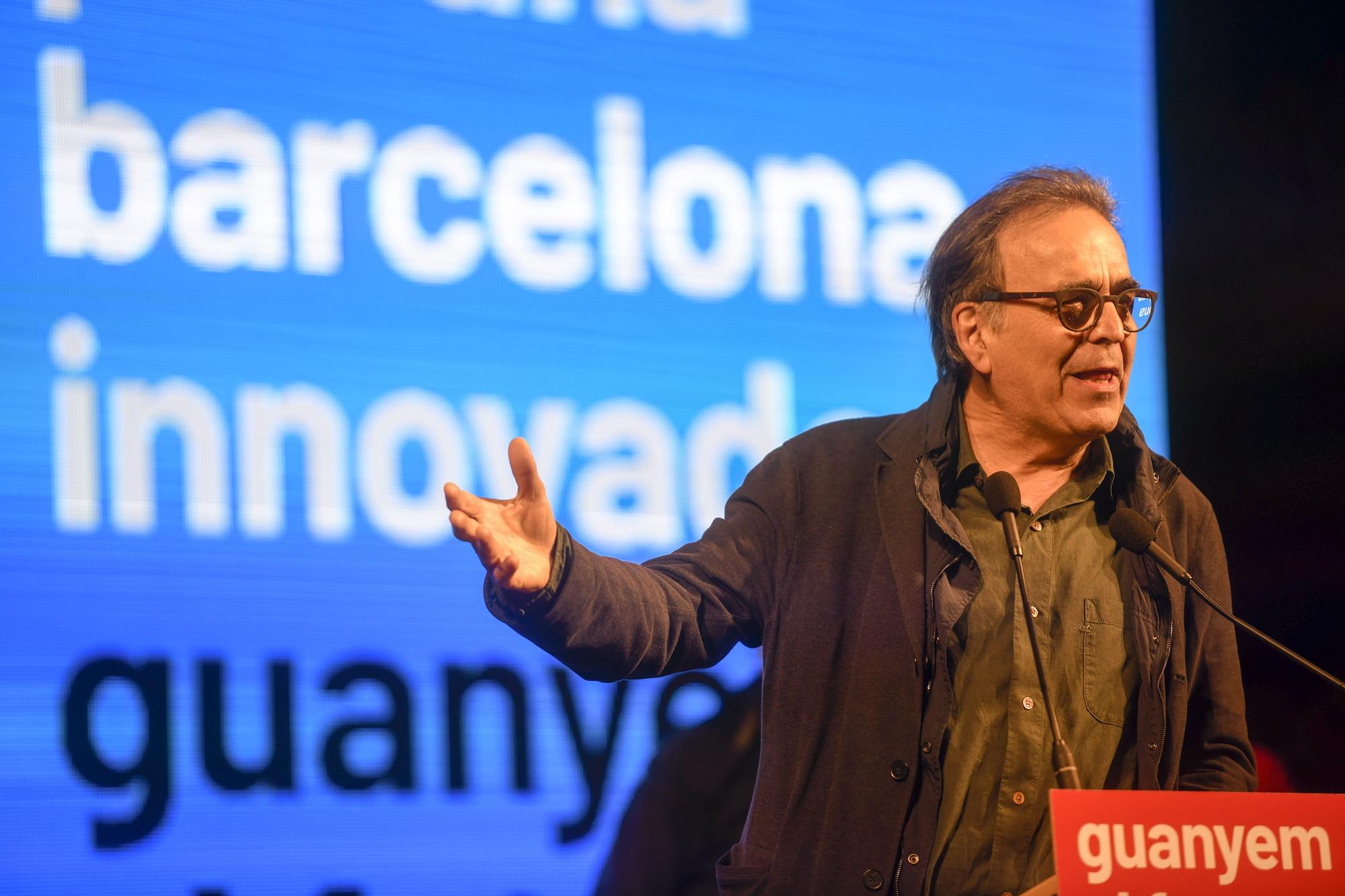 Joan Subirats, en un acto de Barcelona en Comú en 2019.