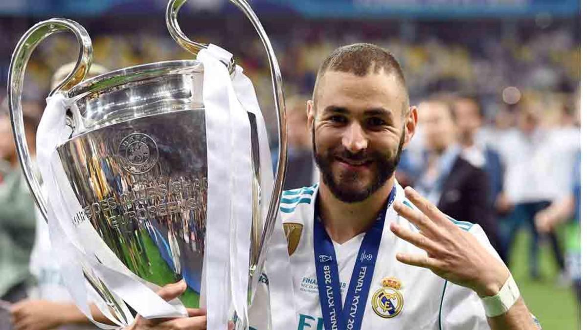 Benzema respondió al presidente del Nápoles