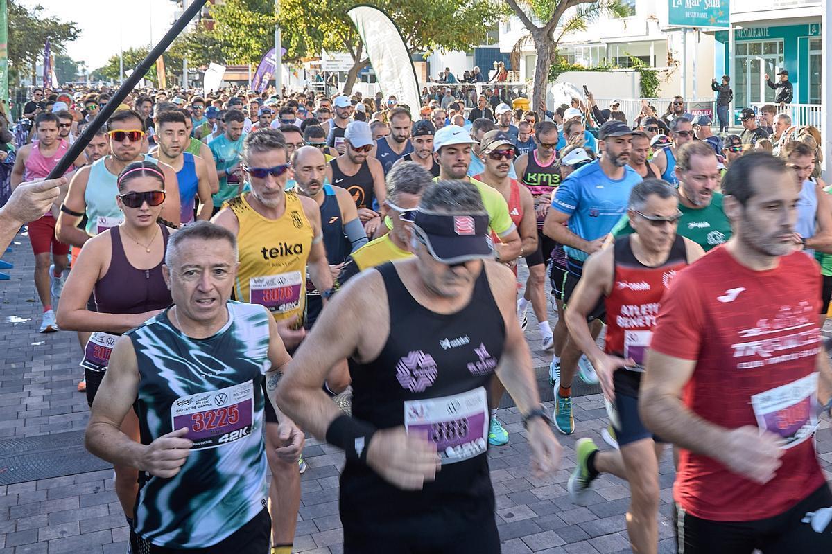 La salida de los y las participantes en la edición de 2025