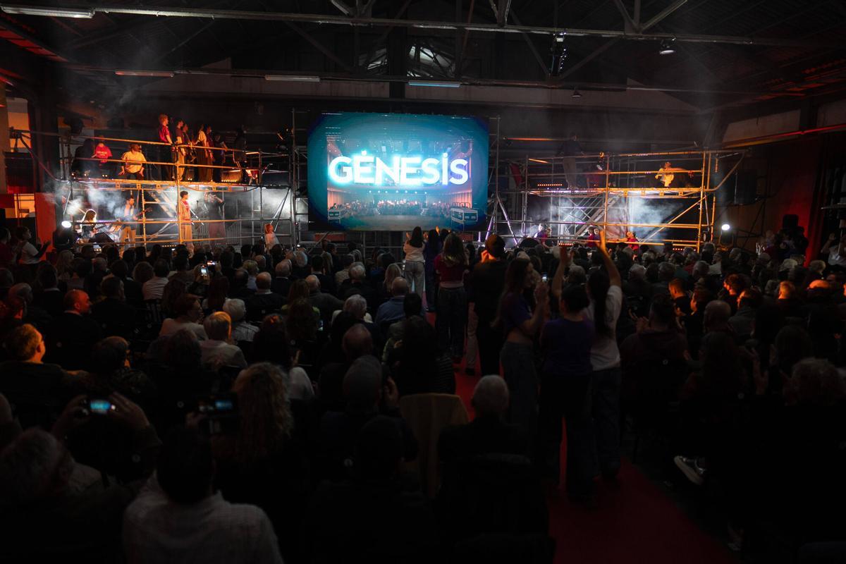 Focus presenta el proyecto de su nuevo teatro Gènesis, que también funcionará como escuela superior de arte, en un acto de presentación del futuro espacio cultural este lunes.