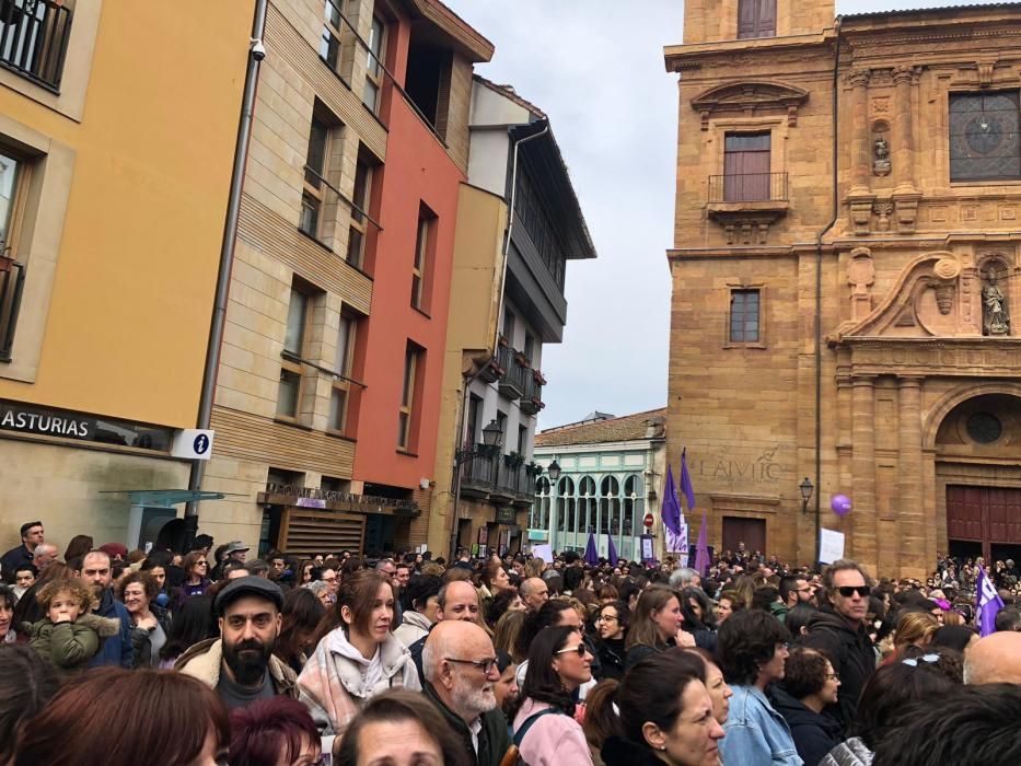 8-M en Asturias: El feminismo inunda las plazas