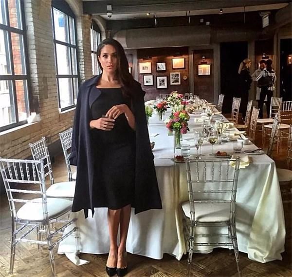 Meghan Markle, muy elegante, en una de sus fotos borradas de la cuenta de Instagram