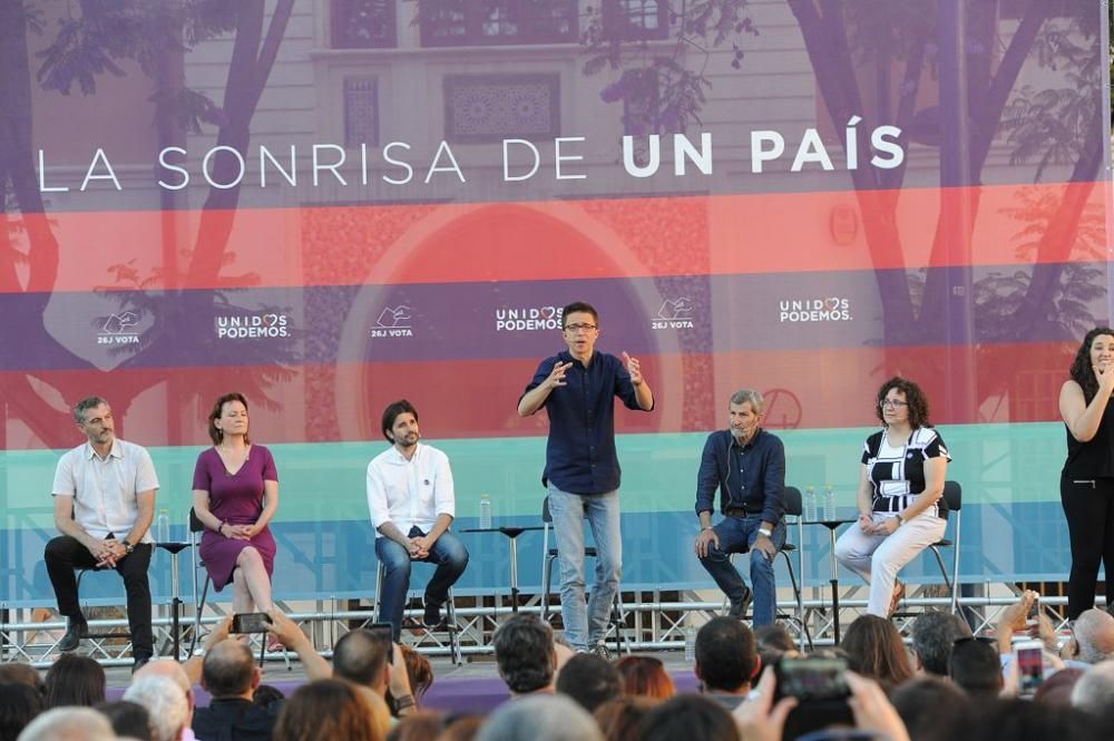 Mitin de Íñigo Errejón en Murcia