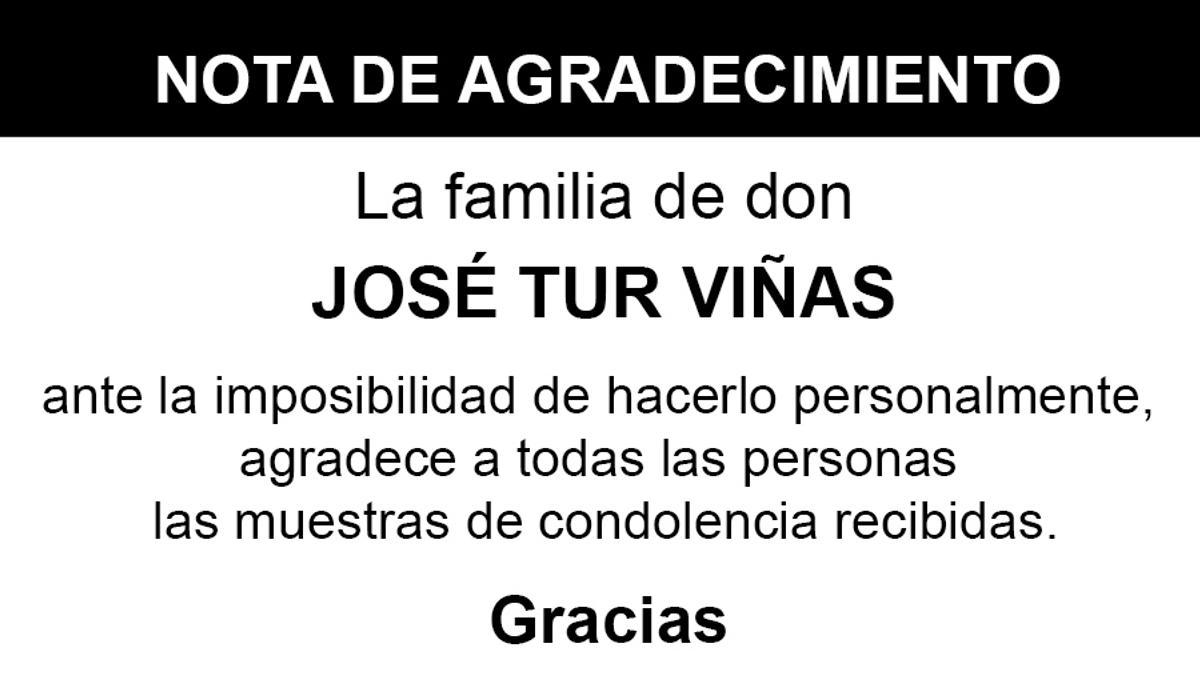 Nota José Tur Viñas