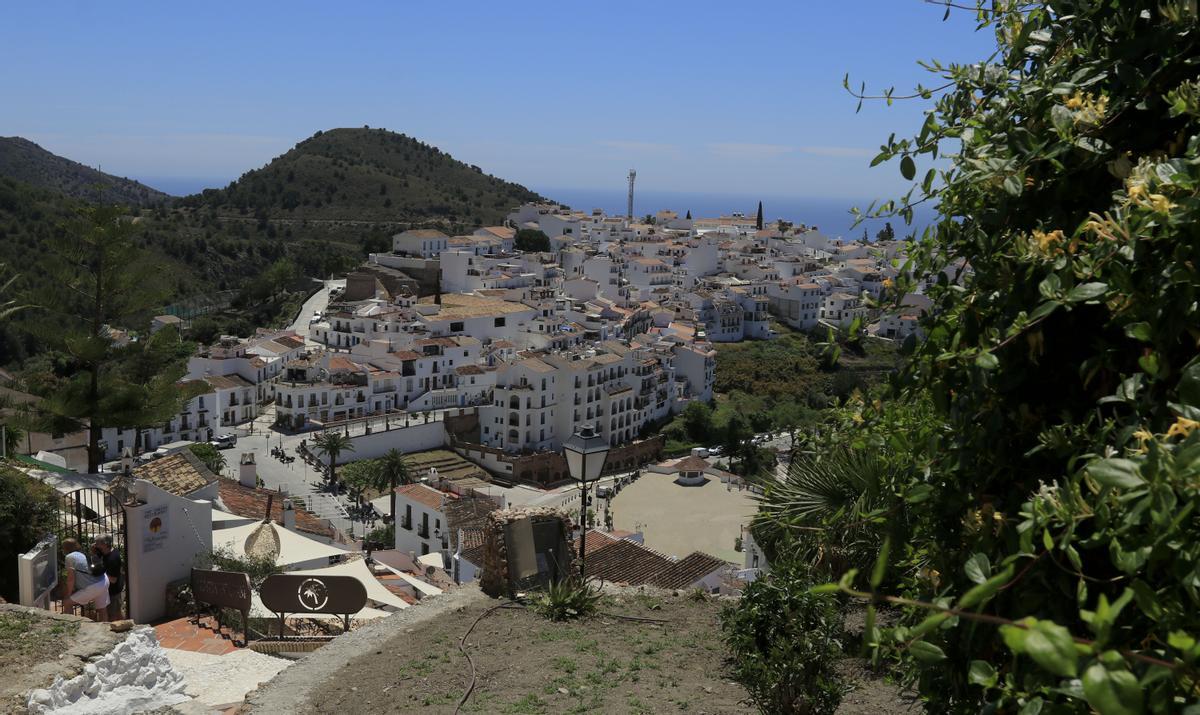 Panorámica de Frigiliana desde su casco antiguo.