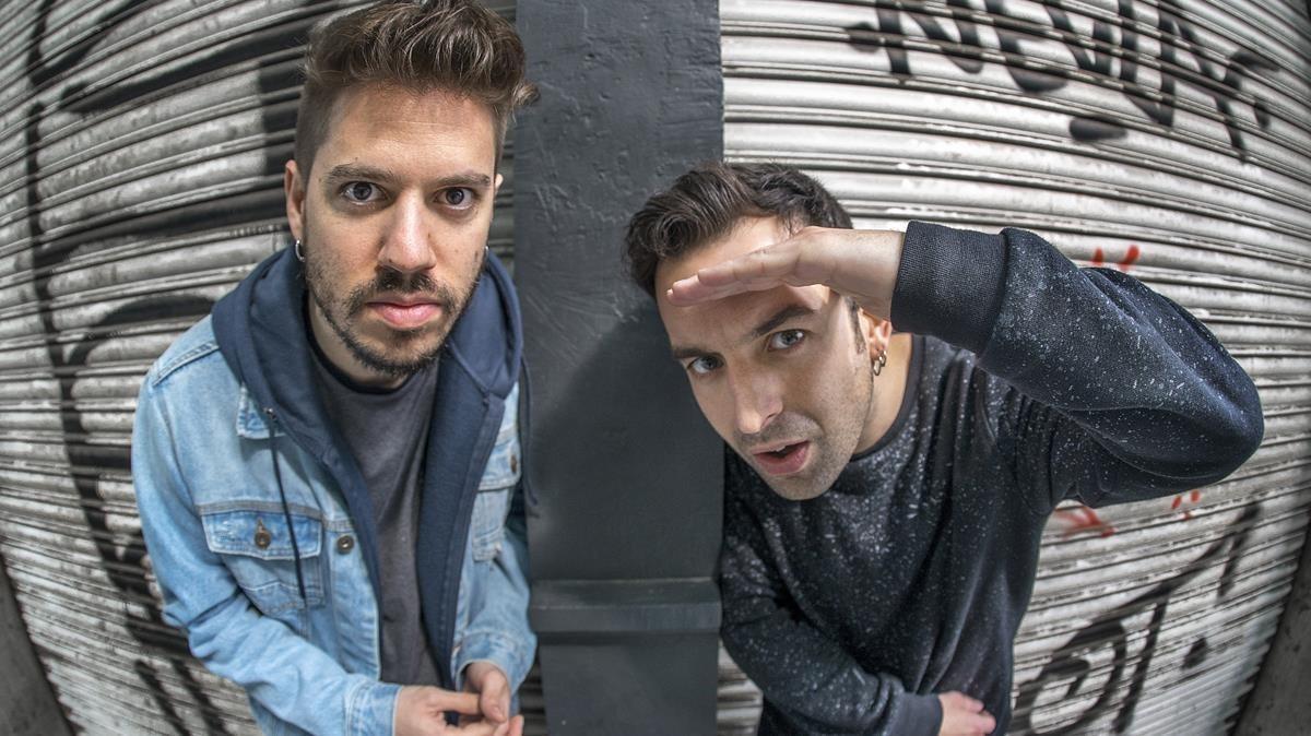 Víctor Martínez y Marc Riera, de Doctor Prats, fotografiados este miércoles en Barcelona