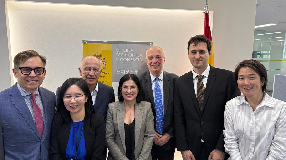 Darias presenta las oportunidades estratégicas de la ciudad a la Cámara de Comercio y la Oficina Económica y Comercial de España en Corea del Sur.