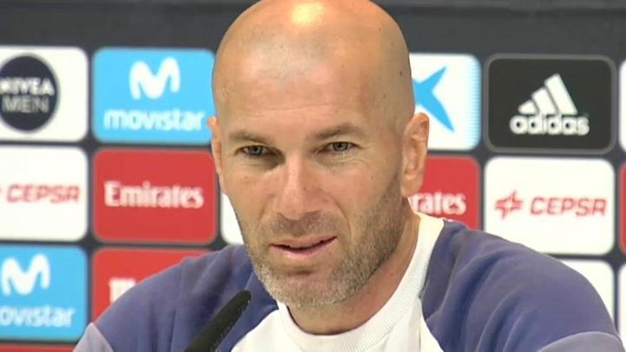 Zidane: "Estamos convencidos de que nuestro día a día es la liga"