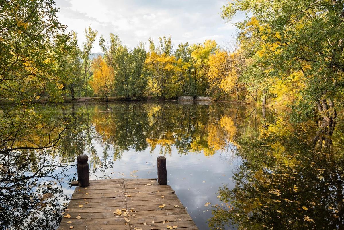 En otoño, el suelo se llena de hojas y el color del valle se vuelve más intenso, mientras que en primavera el agua y la vegetación hacen que el camino sea especialmente agradable