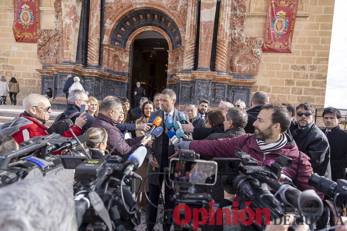 Clausura Año Jubilar de Caravaca (recepción de invitados)