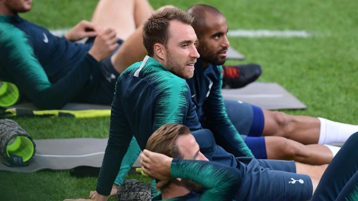 Entrenamiento previo al encuentro ante el Inter