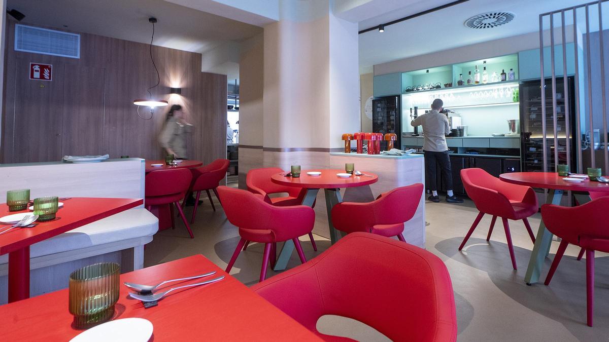 El comedor del restaurante Incorrecte.
