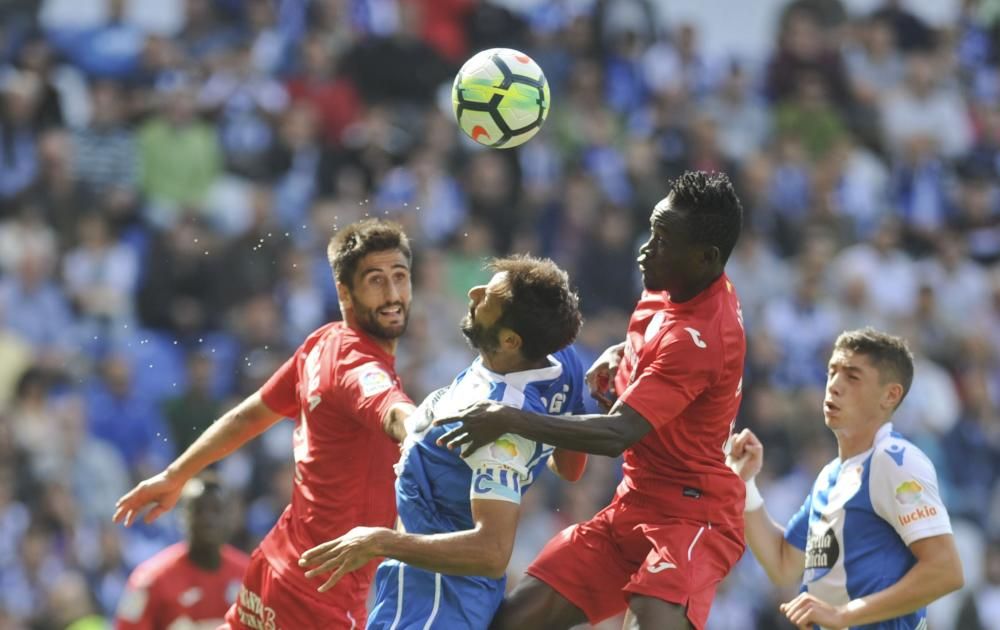 El Dépor le remonta al Getafe