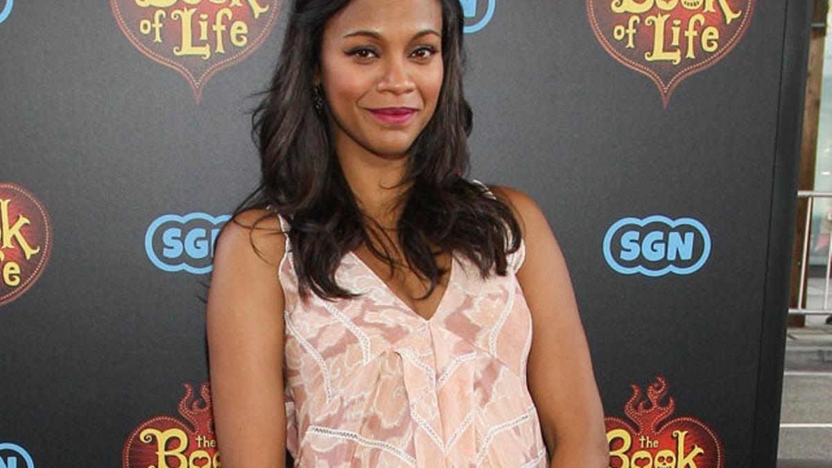 Zoe Saldana ya es máma de gemelos