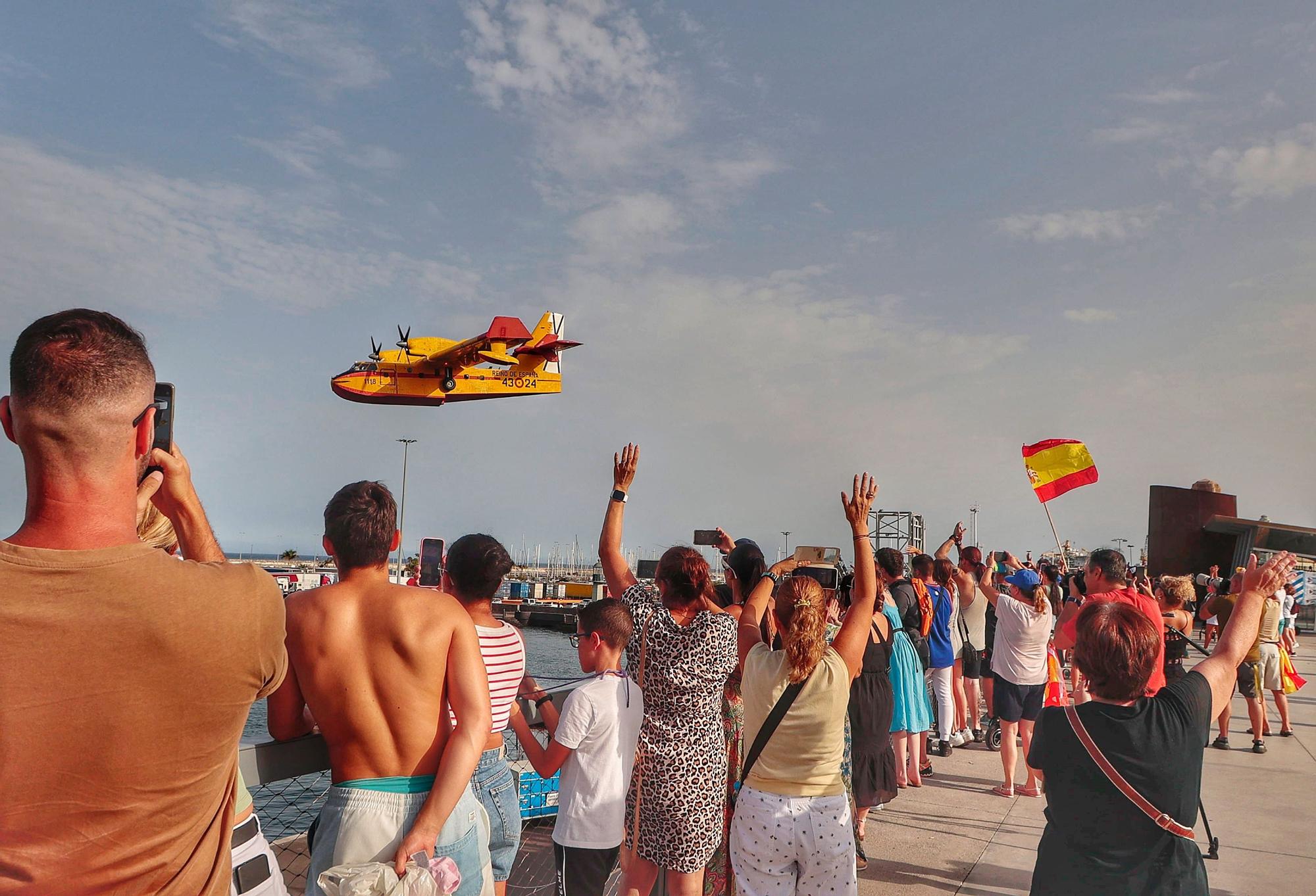 Tenerife agradece a los medios aéreos su lucha contra el incendio