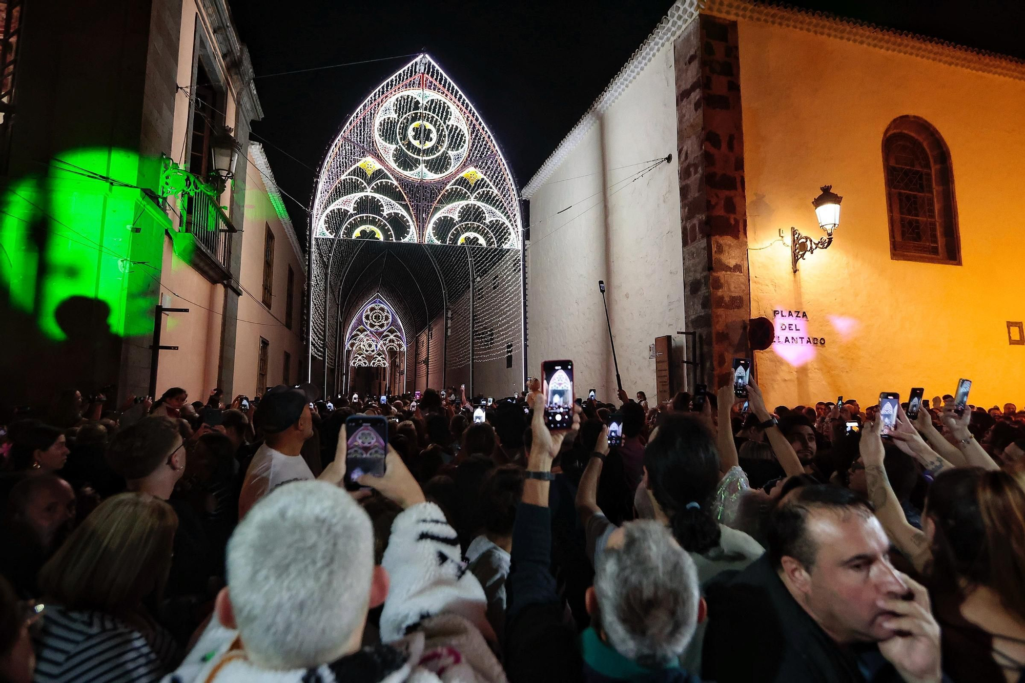 Encendido del alumbrado navideño de La Laguna