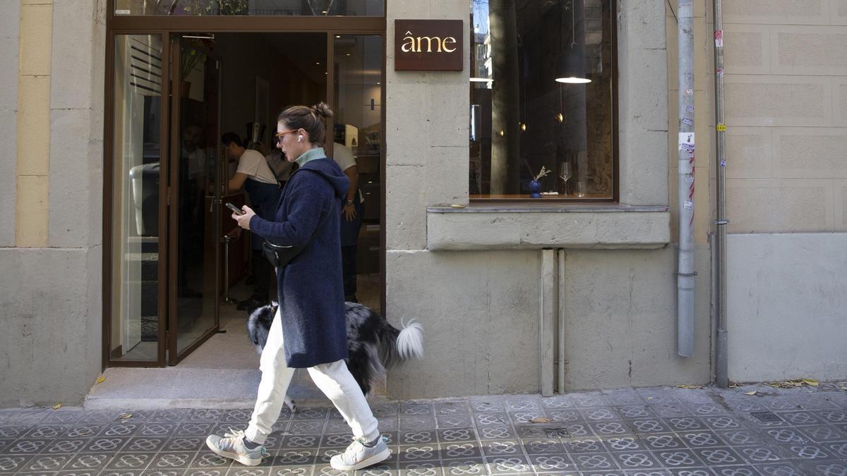 La entrada del restaurante Âme.