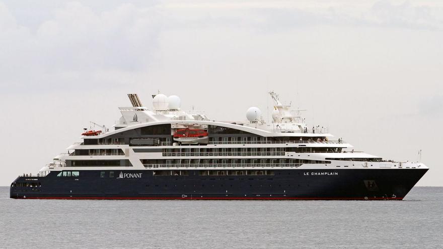 Primera visita a Palma del crucero de lujo ‘Le Champlain’