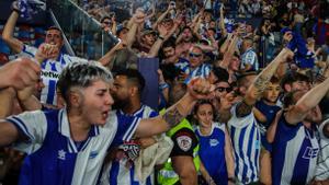 El Alavés celebra la subida a Primera División