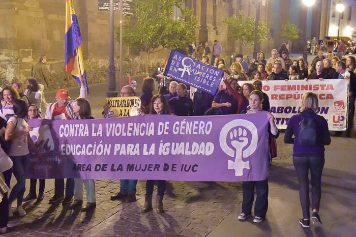 Manifestación contra la violencia hacia las ...