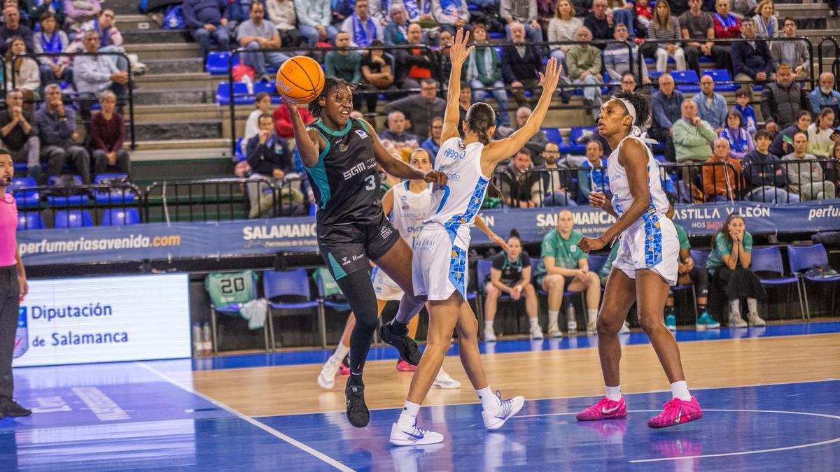 Imagen del partido jugado en Salamanca.