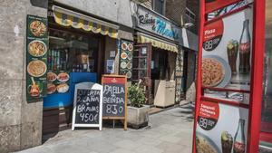 El rincón de Manolo, considerado por TripAdvisor como uno de los peores restaurantes de Barcelona.