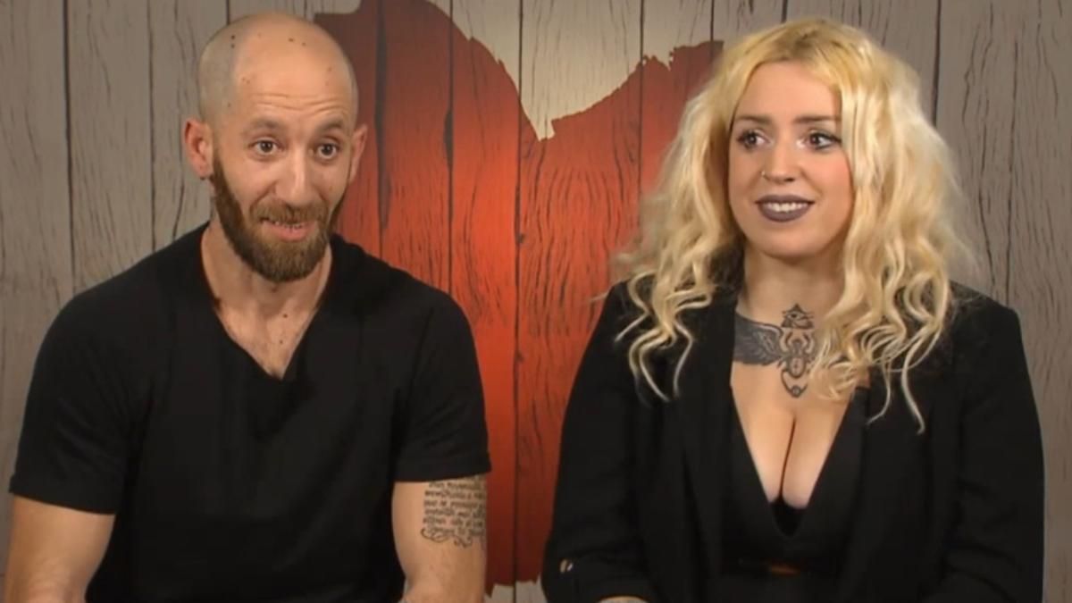 Abraham y Beatriz en su cita de 'First Dates'