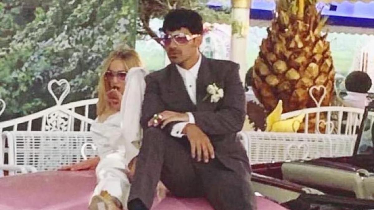 Sophie Turner y Joe Jonas en su boda en Las Vegas