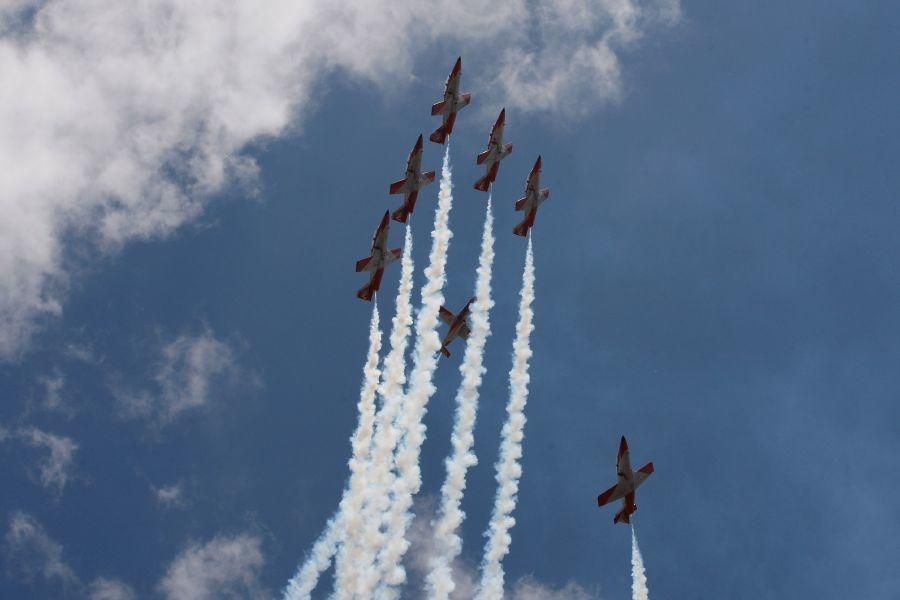 Ensayos de la Patrulla Águila en Zamora