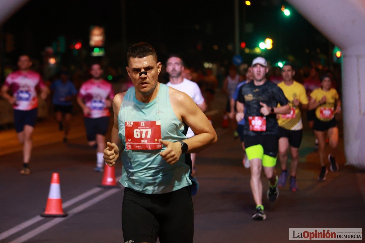 Las mejores imágenes de la carrera nocturna de Murcia